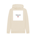 Oat Printed Hoody Front